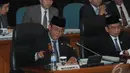 Meski disetujui lima fraksi yang merupakan anggota Koalisi Merah Putih memberikan beberapa catatan tajam, Jakarta, Senin, (6/10/2014) (Liputan6.com/Herman Zakharia)