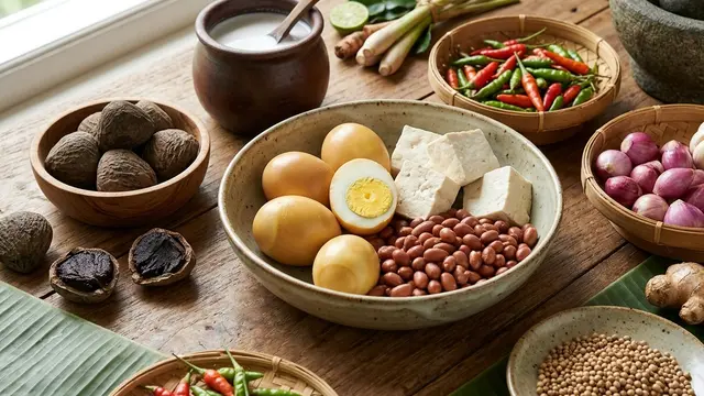 resep brongkos telur tahu (AI Generated)
