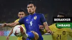 Pertandingan antara Malaysia Vs Thailand pada leg pertama semifinal Piala AFF 2018 berakhir imbang 0-0.
