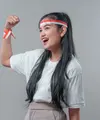 Ilustrasi perempuan merayakan Hari Kemerdekaan Indonesia. (c) nuvavisual/Depositphotos
