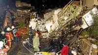 TransAsia Airways Jatuh di Penghu Taiwan, 47 Orang Tewas