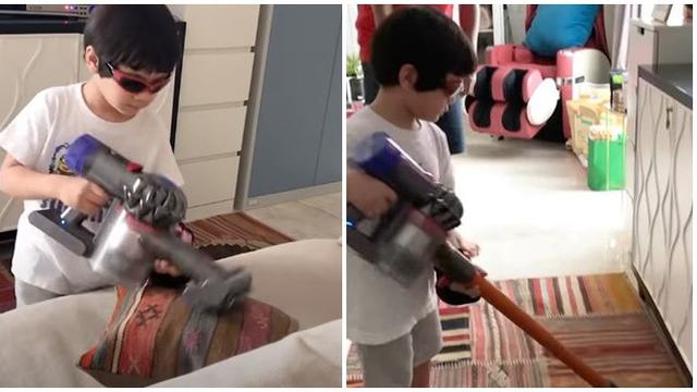 6 Potret Rafathar Bersih-bersih Kamar Sendiri, Dididik Mandiri dan Tak Manja