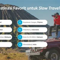 Destinasi favorit untuk slow travel dari rekomendasi Agoda. (Foto: Dokumen/Agoda)