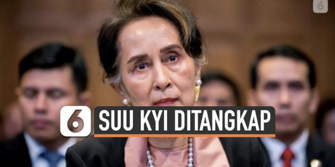 VIDEO: Aung San Suu Kyi Ditangkap Pasca Pemilu Myanmar