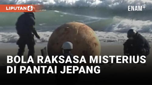 VIDEO: Bola Raksasa Misterius Ditemukan di Pantai Jepang