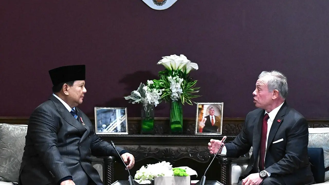 Prabowo dan Raja Abdullah II