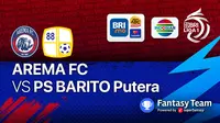 BRI Liga 1 2021 : Arema FC vs PS Barito Putera