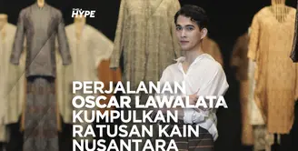 Oscar Lawalata dan Perjalanannya Kumpulkan Ratusan Kain Nusantara