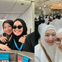 Belum resmi jadi besan, ibunda Ayu Ting-Ting, Umi Kalsum nampak akrab dengan ibu Muhammad Fardhana [@mom_ayting92_]