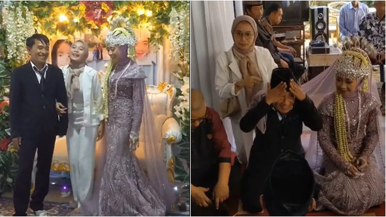 Viral Momen Pernikahan Ayah dengan Teman Anaknya, Beda Usia 33 Tahun