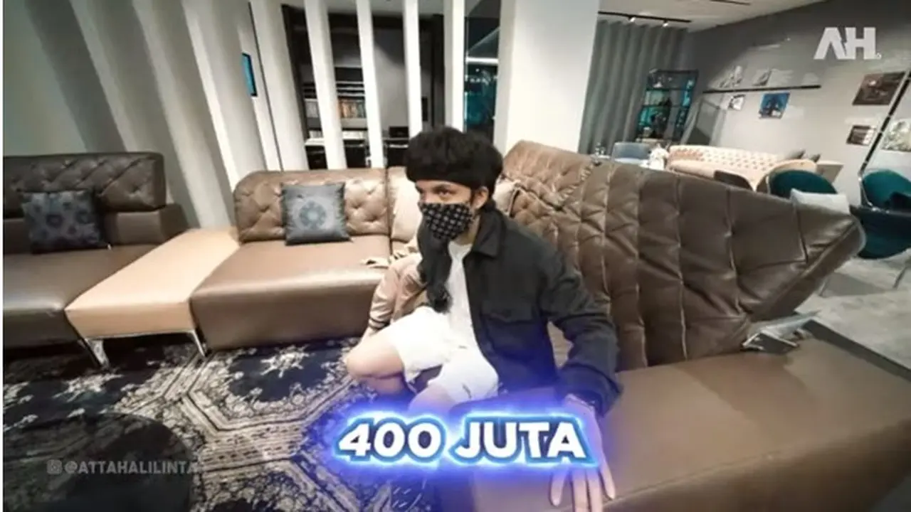 6 Momen Atta Halilintar dan Aurel Hermansyah Belanja Perabotan, Naksir Sofa Rp 400 Juta