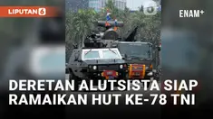 Jelang HUT ke-78 TNI, Deretan Alutsista Ramaikan Silang Monas