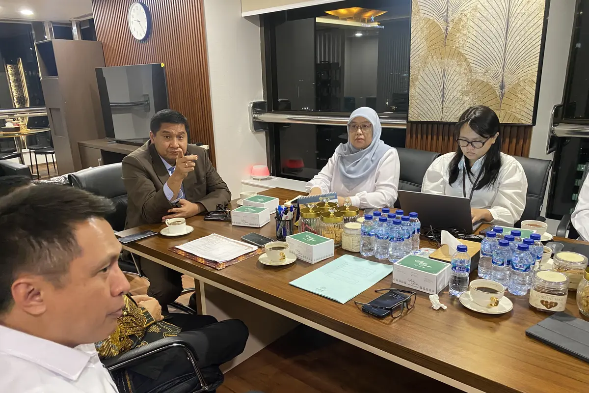 Menteri Perumahan dan Kawasan Permukiman (PKP) Maruarar Sirait Rapat mengenai Rumah Subsidi bersama BP Tapera dan Pengembang. (Liputan6.com/Tian)