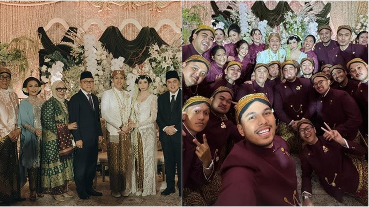6 Potret Pernikahan Sangun Ragahdo, Aaliyah dan Thariq Jadi Pengiring Pengantin