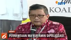 Menurut Ma'ruf Amin, pernyataannya tidak bermaksud untuk menyinggung penyandang disabilitas.