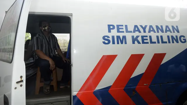 FOTO: Pelayanan SIM Keliling di Masa Pandemi COVID-19