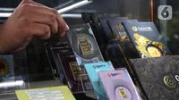 Berdasar informasi dari laman resmi Pegadaian, harga per 1 gram emas Antam, Rabu (14/5/2025), dijual Rp1.960 juta atau turun Rp20 ribu dari hari sebelumnya. (Liputan6.com/Angga Yuniar)