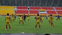 Suasana latihan Sriwijaya FC (Indra Pratesta)