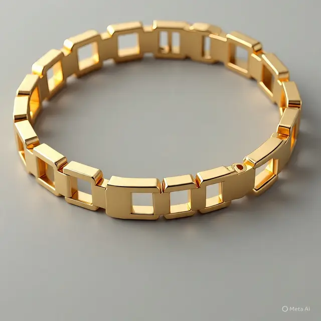 Gelang Emas Model Rantai Jam