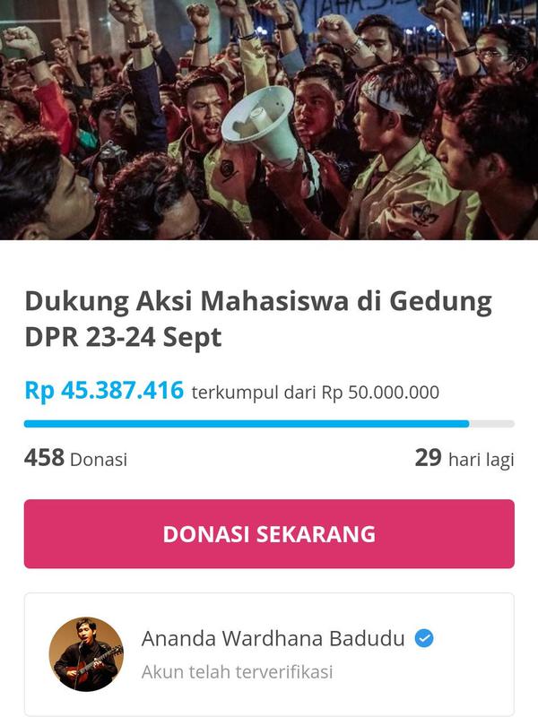 Ananda Badudu (Sumber: Twitter/anandabadudu)