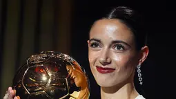 Sepanjang musim ini, Aitana Bonmati mencetak rekor terbaik dalam kariernya, yaitu mencetak 19 gol di empat kompetisi. (FRANCK FIFE/AFP)