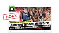 Hoaks seputar Iriana Jokowi.