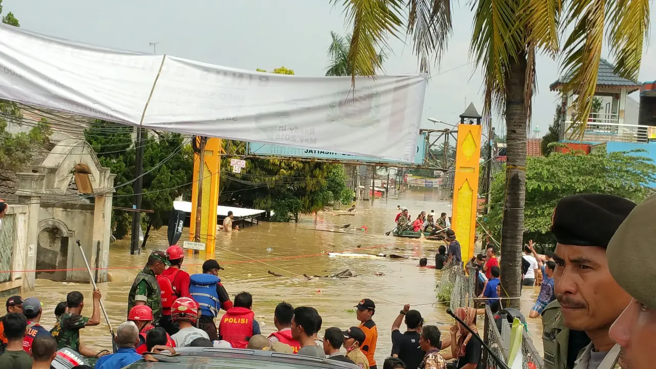 Perumahan di Jatiasih Terendam