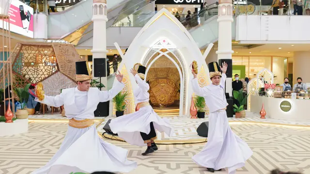 Sufi Dance hadir setiap Jumat, Sabtu dan Minggu dalam program Blessings of Ramadhan di Grand Indonesia Jakarta. (Foto: Dok. Tim Grand Indonesia)