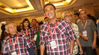 Ketua tim pemenangan Ahok-Djarot, Prasetio Edi Marsudi saat menghadiri rapat pleno terbuka penetapan Cagub dan Cawagub DKI Jakarta, Senin (24/10). (Liputan6.com/Immanuel Antonius)