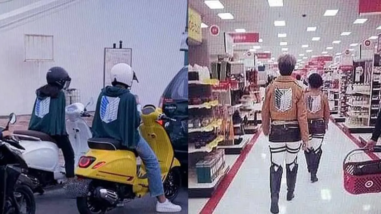5 Potret Orang Pacaran Sambil Cosplay Ini Bikin Curi Perhatian
