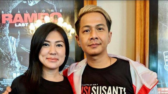 Delon, dan sang istri, Aida Chandra (Foto: Instagram/@aimutz)