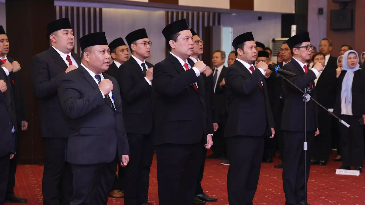 Menaker Ida Fauziyah Lantik Lima Pejabat Tinggi Pratama Kemnaker