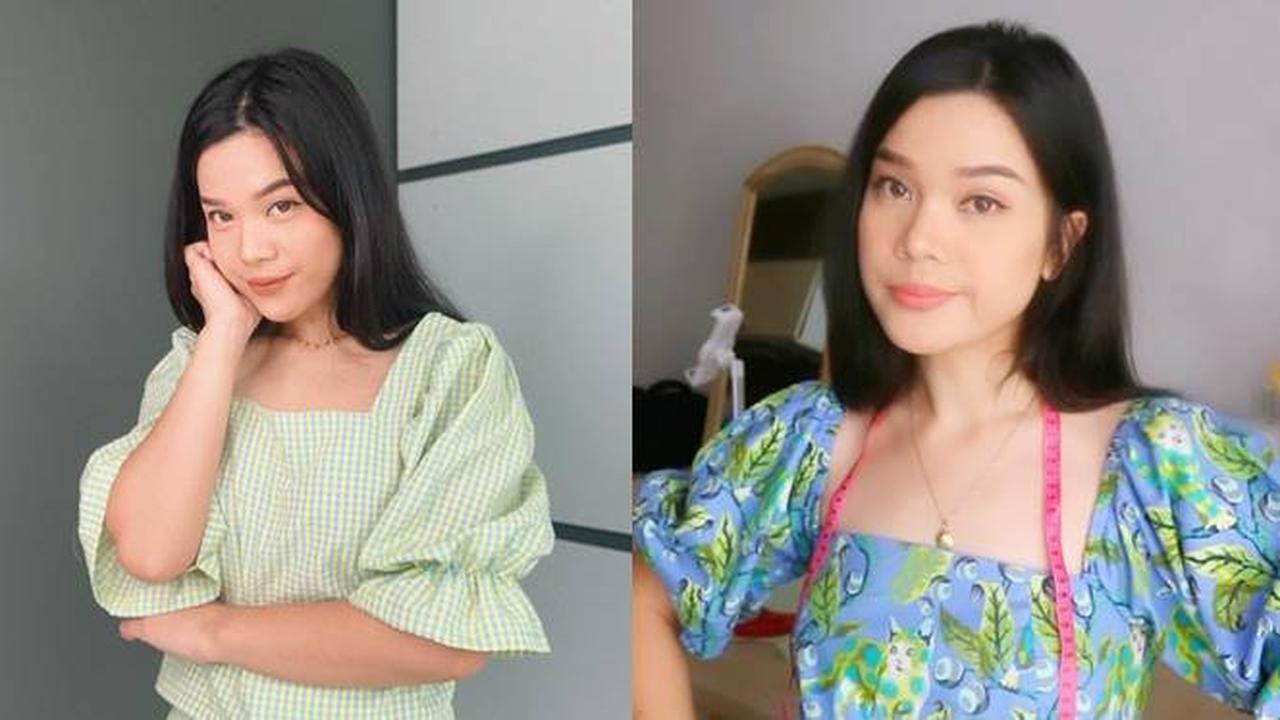 Hobi Menjahit, Ini 7 Potret Sinta Keong Racun dengan Baju Buatannya