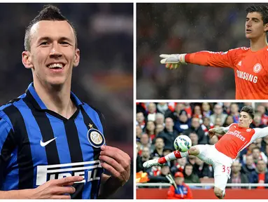 Kabar transfer terkini, Kamis (31/3/2016), diwarnai oleh niat pemilik Chelsea, Roman Abramovich, mendatangkan bintang Inter Milan, Ivan Perisic. Sementara Barcelona diberitakan semakin serius memboyong kiper Chelsea, Thibaut Courtois. (EPA)