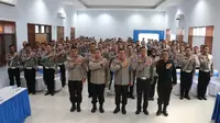 75 personel Direktorat Lalu Lintas Polda Sulsel dikirim ke KTT Asean (Liputan6.com/Fauzan)
