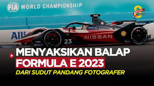 VIDEO: Melihat Balap Formula E 2023 Jakarta dari Sudut Pandang Fotografer