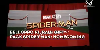 Beli Oppo F3 dapat gift pack spesial edition Spider-Man. Begini langkah-langkahnya.