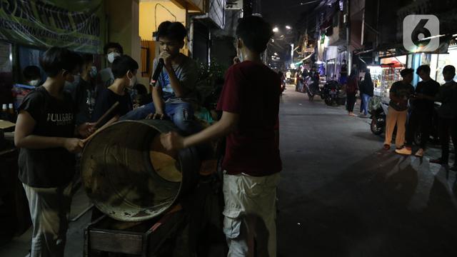 Malam Takbiran Warga Sawah Besar Jakarta