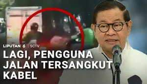 Lagi, Pengguna Jalan Tersangkut Kabel