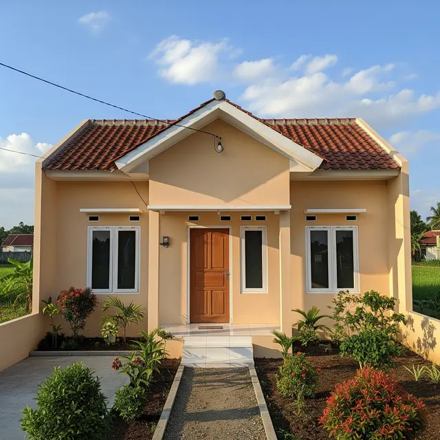 9 Desain Rumah Sederhana 1 Lantai di Lahan Terbatas Budget 100 Juta
