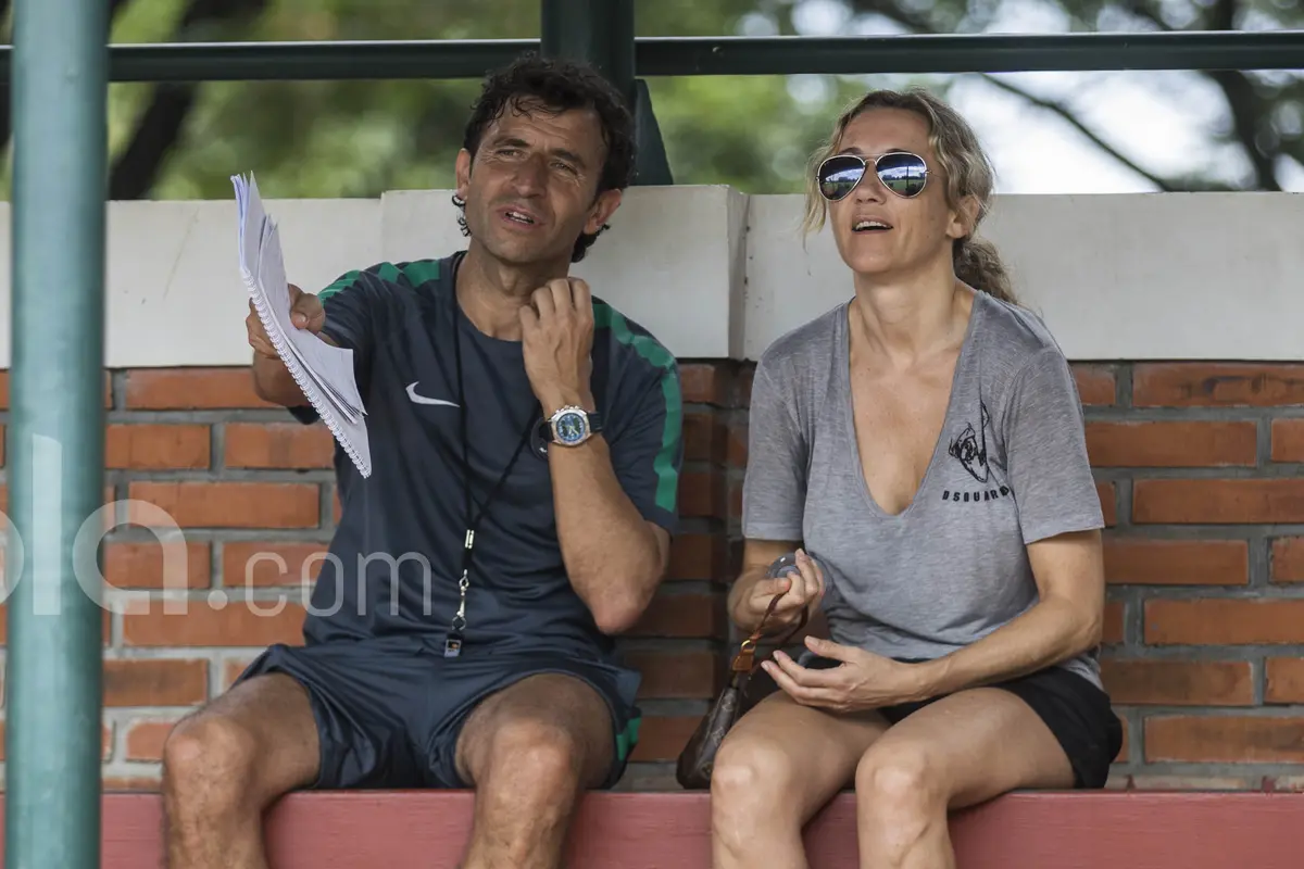 Luis Milla dan istri