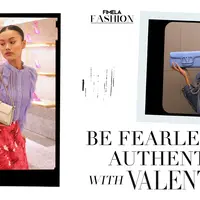 Menikmati kegiatan dengan mengenakan busana terbaik akan membuat harimu lebih menyenangkan. Tinggalkan busana musim lalu, dan kenakan busana musim baru yang fresh and bold Bersama Valentino.