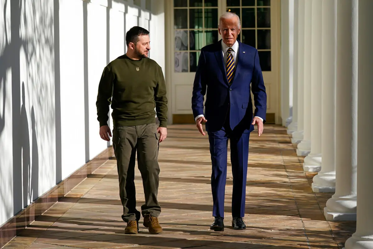 Volodymyr Zelenskyy Temui Joe Biden di Gedung Putih