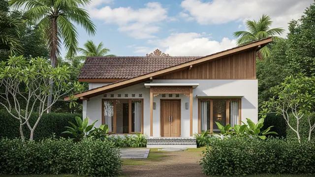 Gambar Rumah Minimalis di Kampung