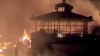 Pemukiman Warga di Kamal Muara Terbakar