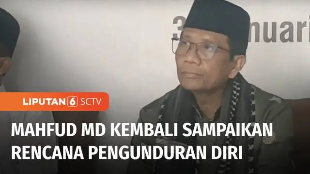 VIDEO: Sudah Bertemu Jokowi, Mahfud MD kembali Sampaikan Rencananya untuk Mundur