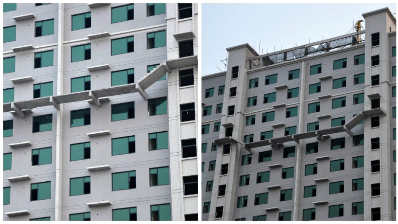 Apartemen Unik Dengan Jembatan Luar Gedung