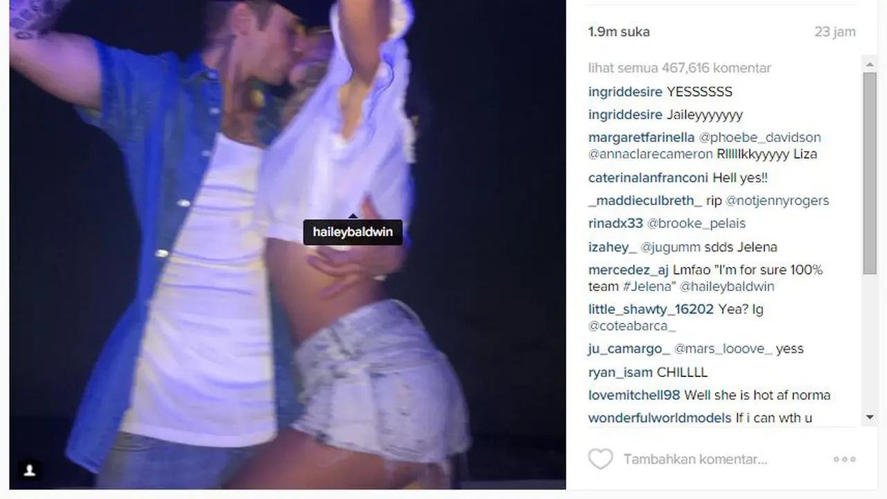 Justin Bieber dan Hailey Baldwin
