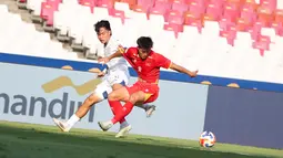 Timnas Vietnam U-23 menang atas Filipina dengan skor 2-1 pada laga semifinal yang digelar di SUGBK, Jakarta, Jumat (25/7/2025). (Bola.com/Abdul Aziz)