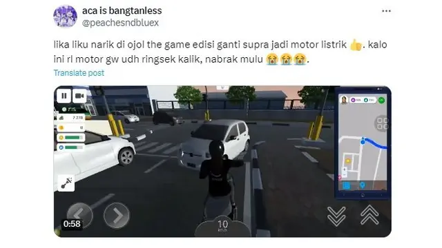 7 Curhatan Netizen Main Simulator Ojol The Game Ini Bikin Senyum Sendiri
